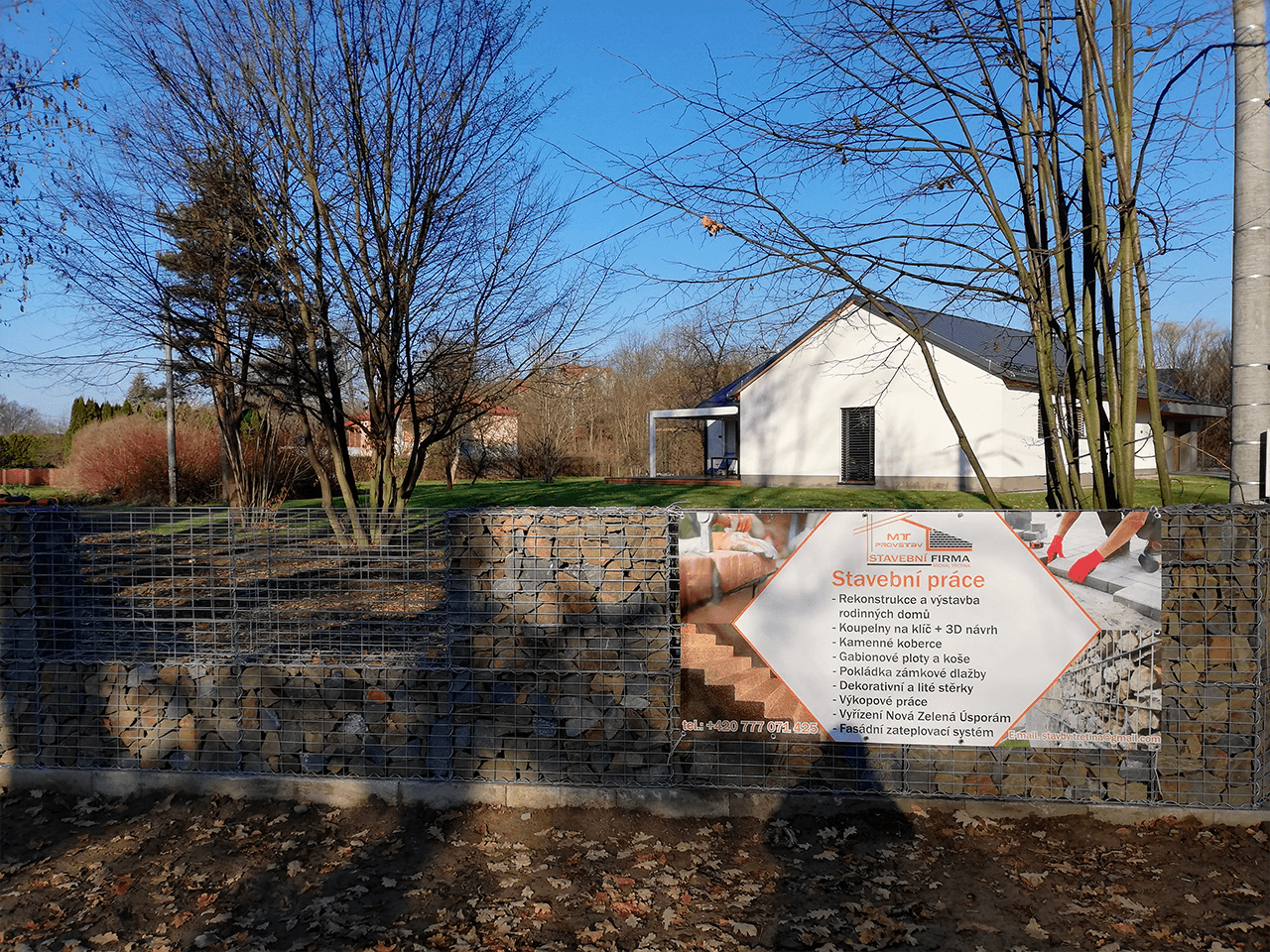 GABIONY A OPĚRNÉ ZDI